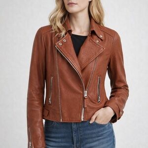 Derek Lam Tan Leather Jacket
